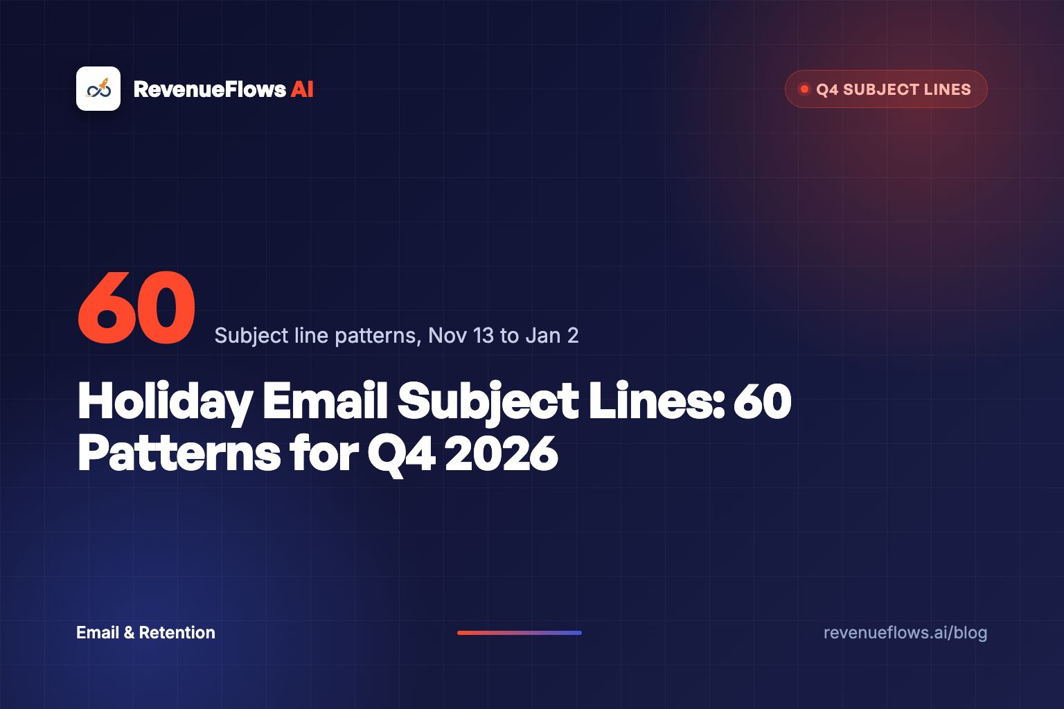A navy phone screen glowing in the dark, a stack of identical inbox rows with one row lit in orange showing a price and a date.