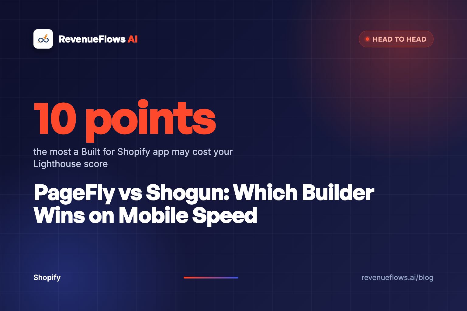 Two smartphones on a dark navy desk, each loading a product page, with an orange stopwatch glowing between them.