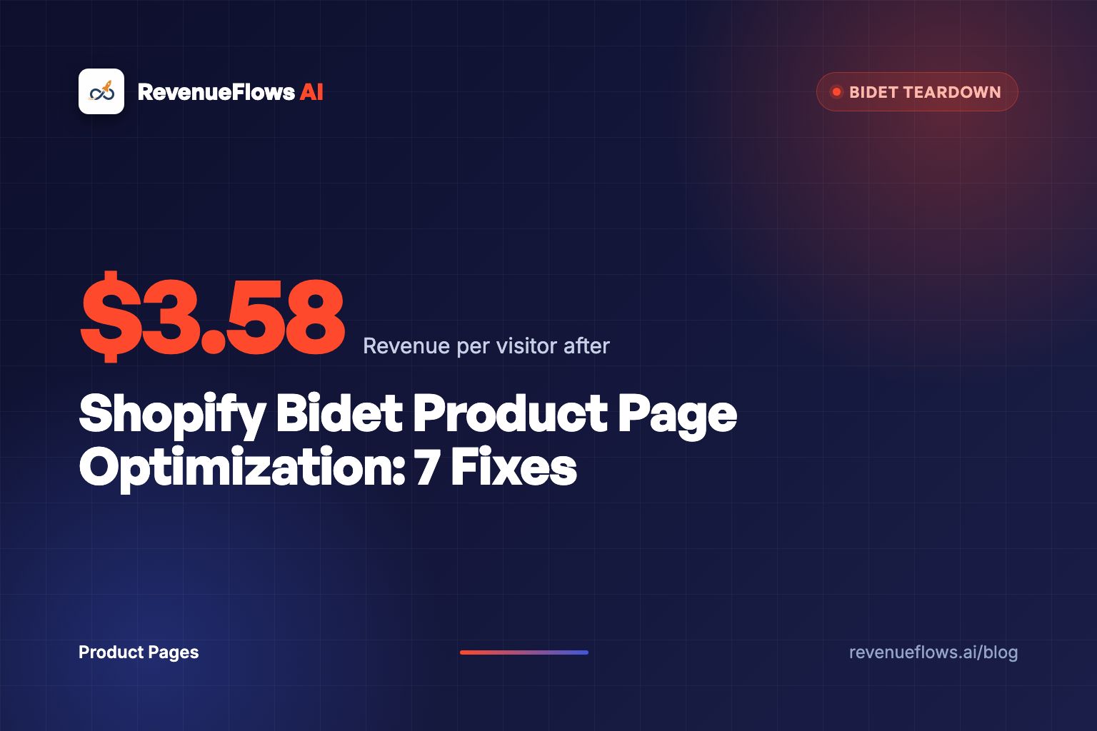 Shopify Bidet Product Page Optimization: 7 Fixes