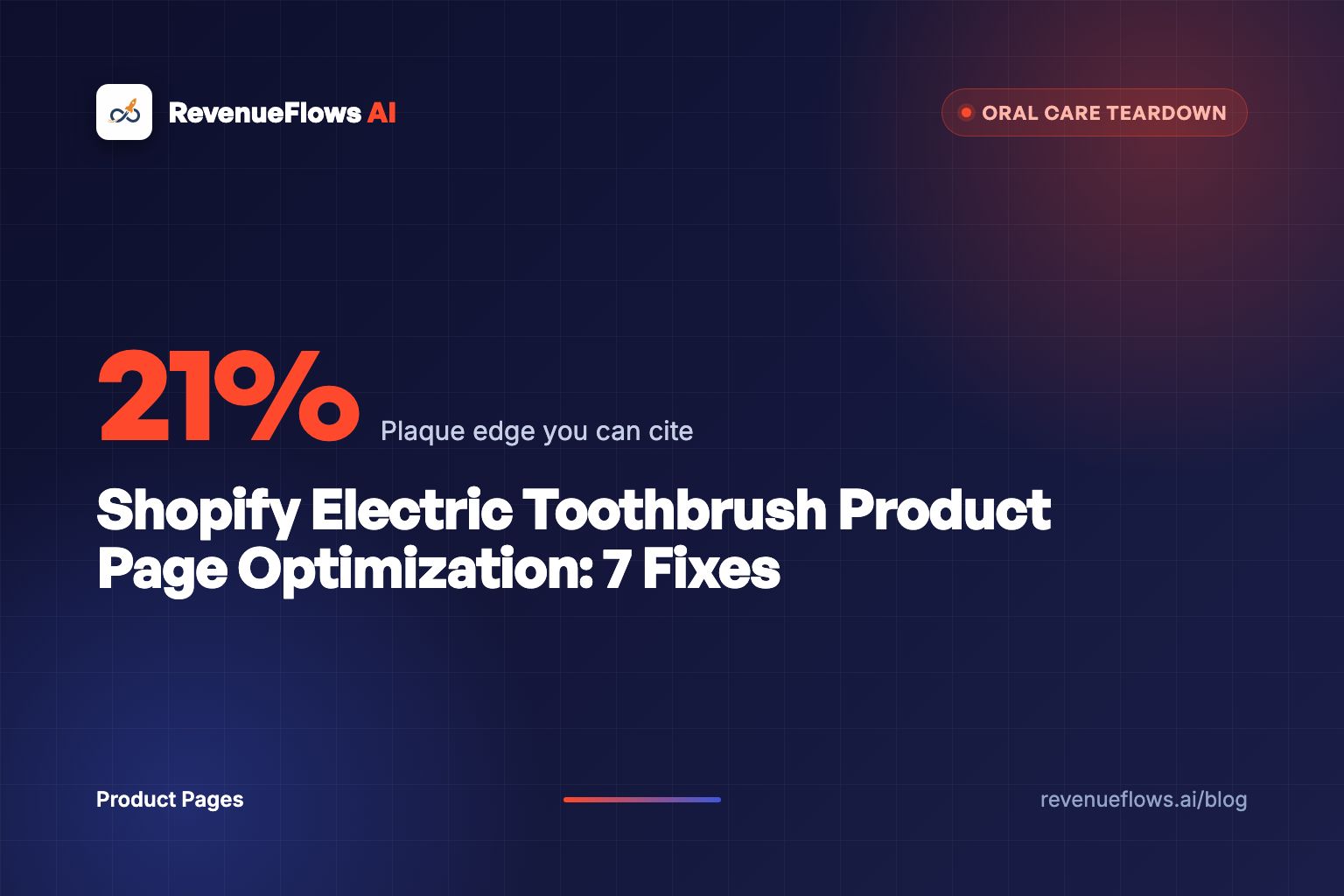 Shopify Electric Toothbrush Product Page Optimization: 7 Fixes