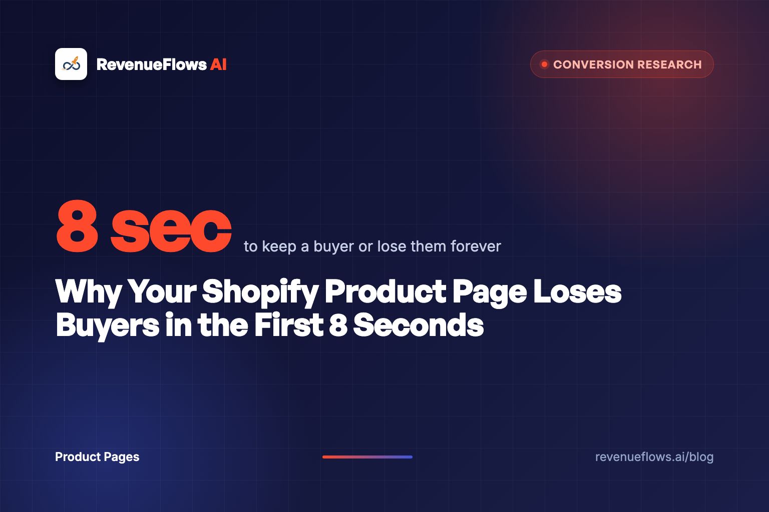Why Your Shopify Product Page Loses Buyers in the First 8 Seconds