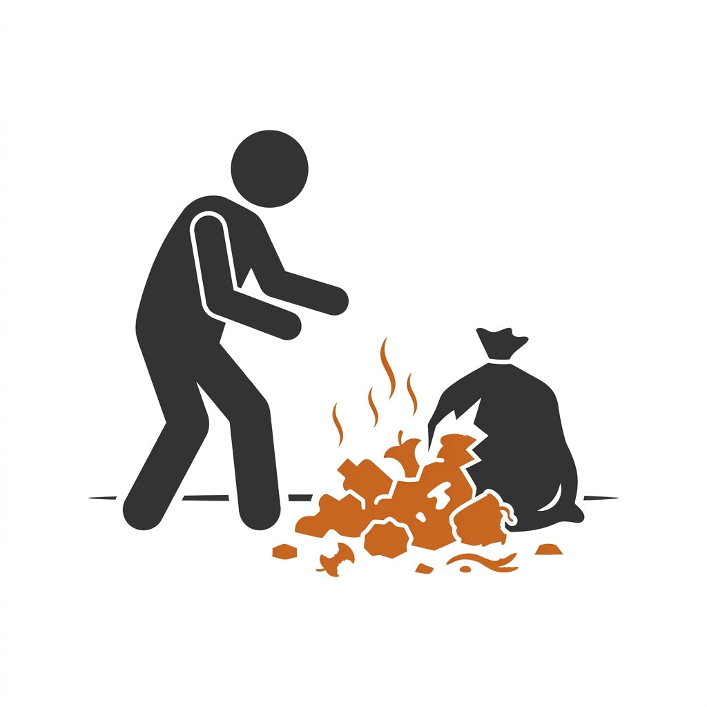 Finding Your Trash Scattered Everywhere